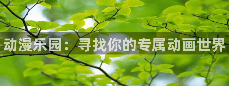 里番漫app：动漫乐园：寻找你的专属动画世界